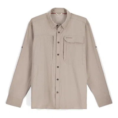 Simms Men's  Guide Bugstopper Long Sleeve Button Up Shirt In Neutral