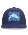 Simms Men's  Hd Logo Trucker Adjustable Hat In Brown