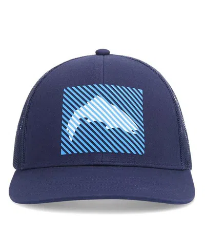 Simms Men's  Hd Logo Trucker Adjustable Hat In Brown