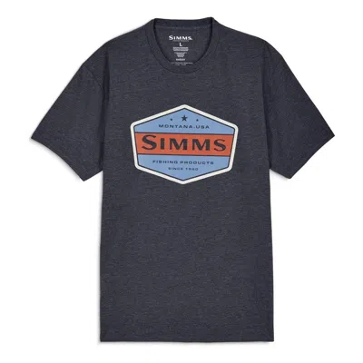 Simms Men's  Honor Badge T-shirt In Blue