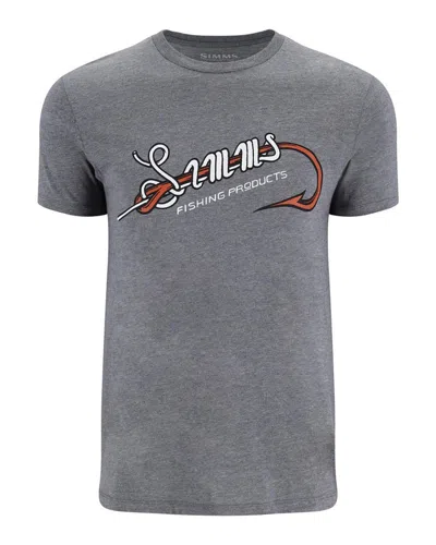Simms Men's  Hook And Loop T-shirt In Gray