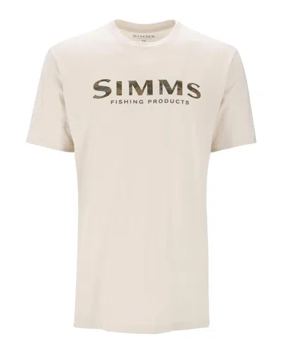 Simms Men's  Shroud Fill Logo T-shirt In Neutral
