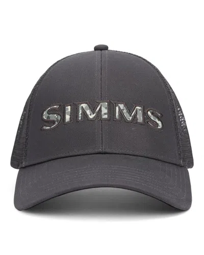 Simms Men's  Single Haul Trucker Adjustable Hat In Gray