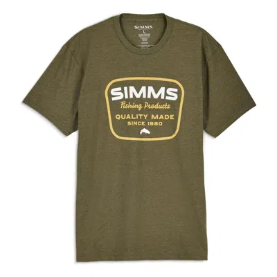 Simms Men's  Stamp Lock Tech T-shirt In Green