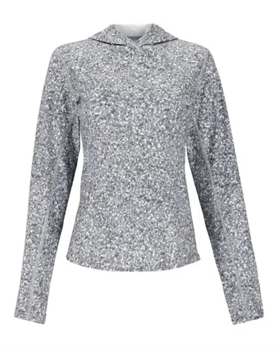 Simms Women's Challenger Solar Hoodie In Pebble Steel In Gray
