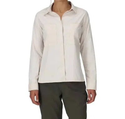 Simms Women's Shearwater Shirt In Dusk In White