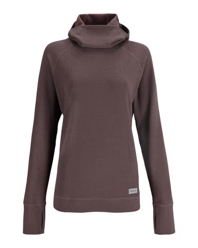 Simms Women's  Highline Hoodie In Brown