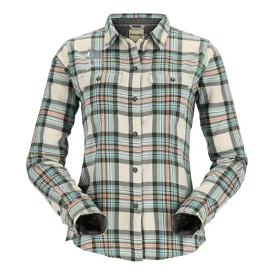 Simms Women's  Quail Forever Santee Long Sleeve Button Up Shirt In Multi