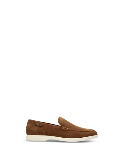 Simon Carter Ius Slip On Shoes In Brown