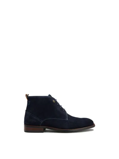 Simon Carter Mens Allos Suede Chukka Boots Blue