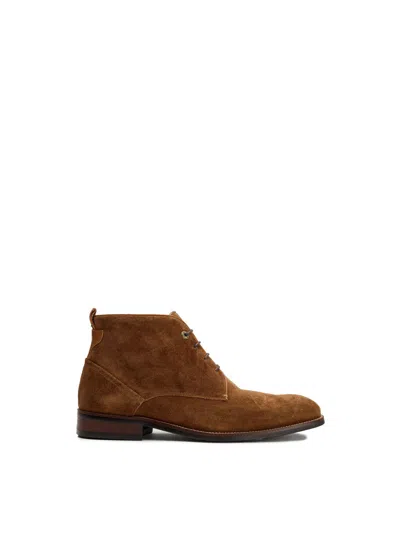 Simon Carter Mens Allos Suede Chukka Boots In Brown