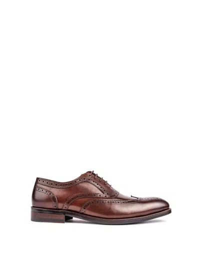 Simon Carter Mens Barn Owl Brogue Shoes In Brown