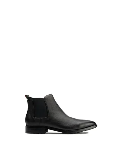 Simon Carter Mens Clover Chelsea Boots In Black
