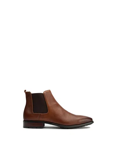 Simon Carter Mens Clover Chelsea Boots In Brown