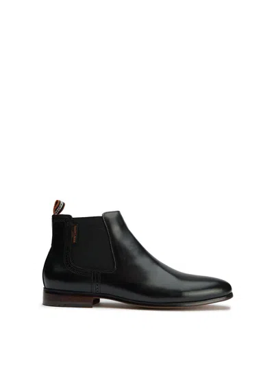 Simon Carter Mens Rattle Chelsea Boots In Black