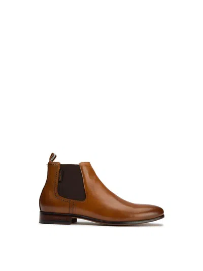 Simon Carter Mens Rattle Chelsea Boots In Brown