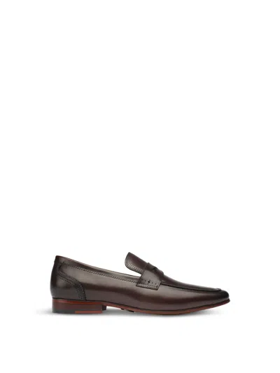 Simon Carter Pike Loafer Shoes In Brown