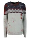Simon Cracker Gestrickter Intarsien-pullover