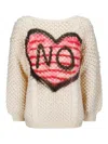 Simon Cracker Unisex Comfort Sweater In Blanco
