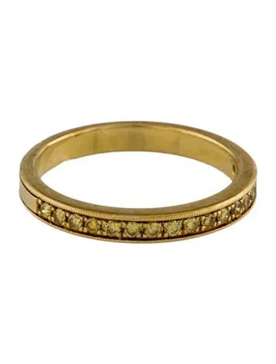 Pre-owned Simon G 18k Diamond Band In Multi