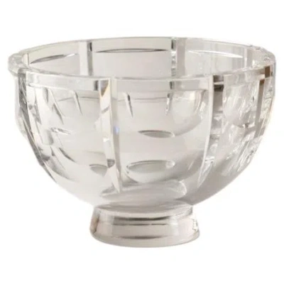 Pre-owned Simon Gate Orrefors "thousand Windows" Bowl In Gray