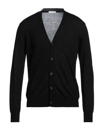 Simon Gray. Man Cardigan Black Size Xxl Merino Wool