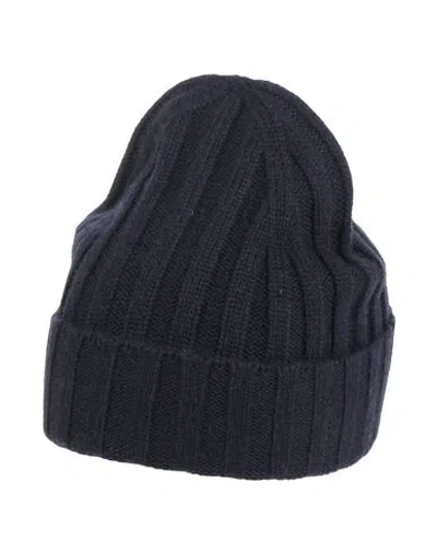 Simon Gray. Man Hat Midnight Blue Size Onesize Cashmere