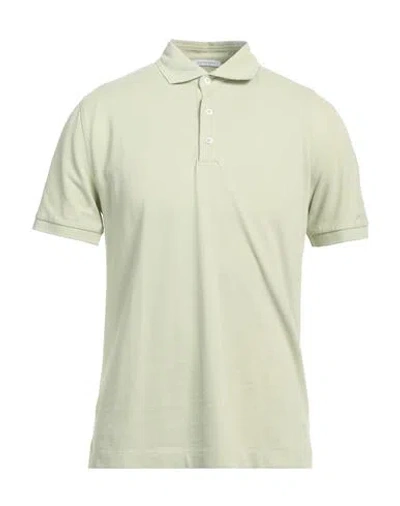 Simon Gray. Man Polo Shirt Light Green Size M Pima Cotton