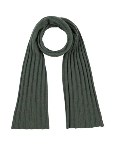 Simon Gray. Man Scarf Military Green Size - Cashmere