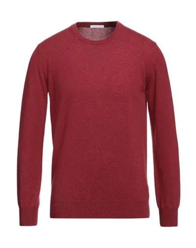 Simon Gray. Man Sweater Brick Red Size 3xl Cashmere
