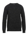 Simon Gray. Man Sweater Charcoal Size M Wool, Cashmere, Polyamide In Grey