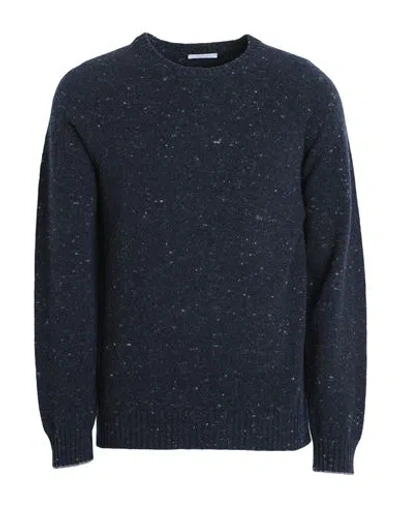 Simon Gray. Man Sweater Midnight Blue Size 3xl Wool, Cashmere, Polyamide