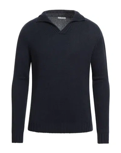 Simon Gray. Man Sweater Midnight Blue Size Xxl Cashmere