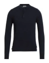Simon Gray. Man Sweater Navy Size Xxl Cashmere In Blue