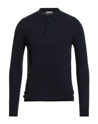 Simon Gray. Man Sweater Navy Size Xxl Cashmere In Blue