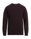 Simon Gray. Man Sweater Plum Size Xxl Wool, Cashmere, Polyamide In Purple