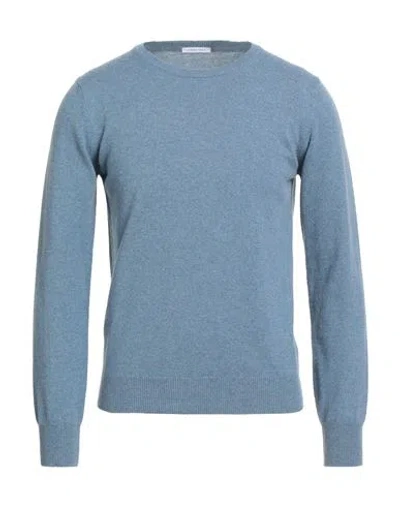 Simon Gray. Man Sweater Slate Blue Size S Cashmere