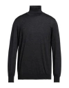 Simon Gray. Man Turtleneck Steel Grey Size Xl Merino Wool In Grey