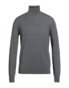 Simon Gray. Man Turtleneck Grey Size L Merino Wool In Gray