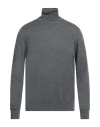 Simon Gray. Man Turtleneck Grey Size Xxl Merino Wool In Gray