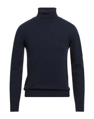 Simon Gray. Man Turtleneck Midnight Blue Size 3xl Cashmere