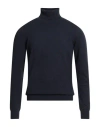 Simon Gray. Man Turtleneck Midnight Blue Size Xxl Cashmere In Blue