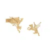 Simon Kemp Jewellers Men's Dragon Cufflinks Eighteen Carat Gold On Sterling Silver