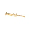 Simon Kemp Jewellers Men's Horseshoe Tieclip Tieslide In Eighteen Carat Gold On Solid Sterling Silver