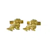 Simon Kemp Jewellers Men's King Charles Spaniel Cufflinks Eighteen Carat Gold On Sterling Silver.