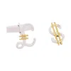 Simon Kemp Jewellers Men's Pound Sterling And Dollar Cufflinks Eighteen Carat Gold On Sterling Silver