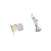 Simon Kemp Jewellers Men's Stars And Stripes  Statue Of Liberty Cufflinks Eighteen Carat Gold On Silver