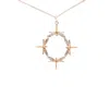 Simon Kemp Jewellers Women's Four Dragonflies Pendant In Eighteen Carat Gold On Sterling Silver.