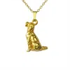 Simon Kemp Jewellers Women's Labradoodle Pendant Eighteen Carat Gold On Sterling Silver In Gold