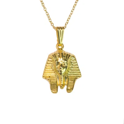 Simon Kemp Jewellers Women's Pharoah Pendant In Eighteen Carat Gold On Silver.